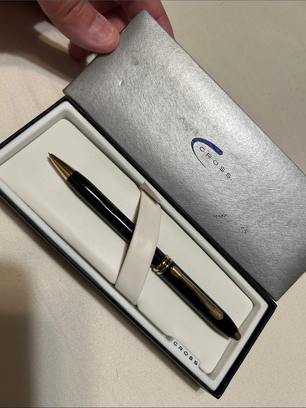 Classic Black and Gold Ballpoint Pen